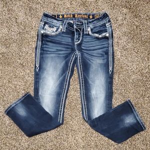 Size 25 Meri Rock Revival capris